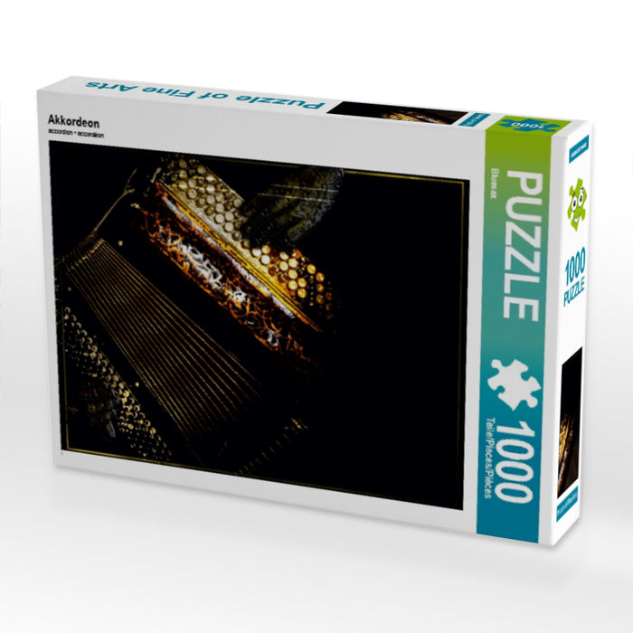 Akkordeon 1000 Teile Puzzle hoch - CALVENDO Foto-Puzzle'