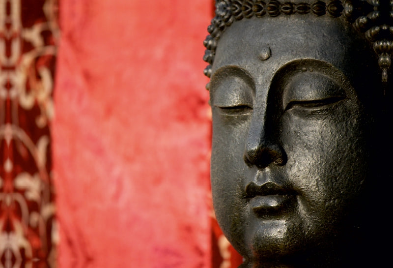 Premium Textil-Leinwand BUDDHA - Ruhe