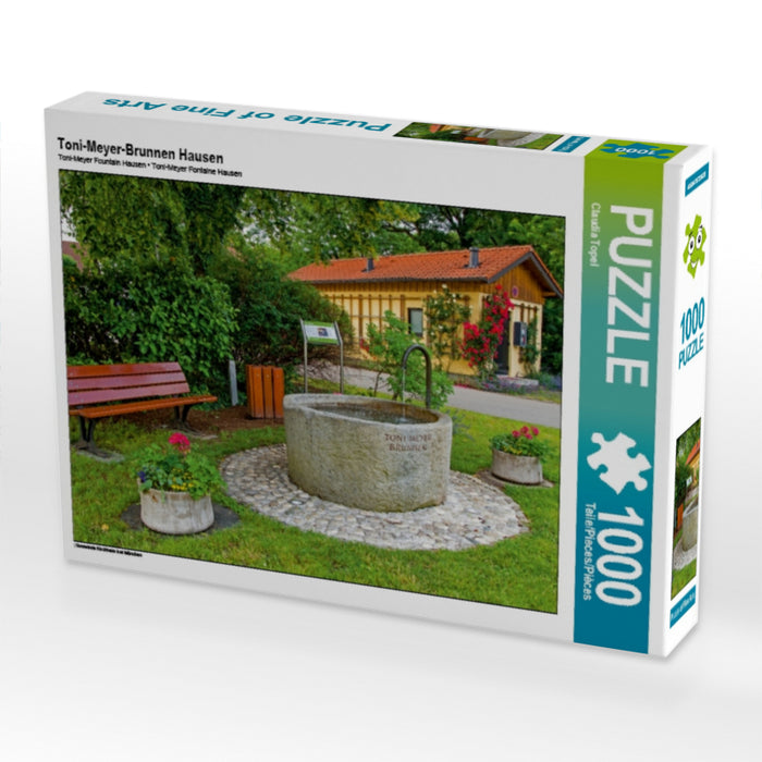 Toni Meyer Fountain Hausen - CALVENDO photo puzzle 