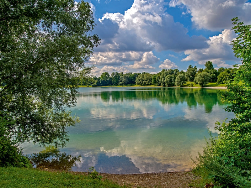 Heimstettener See 1000 Teile Puzzle quer - CALVENDO Foto-Puzzle'