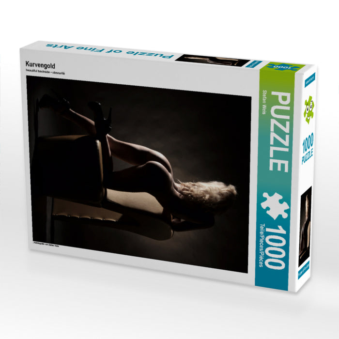 Kurvengold 1000 Teile Puzzle hoch - CALVENDO Foto-Puzzle'