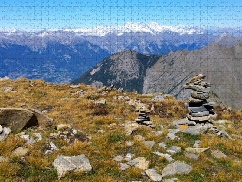 Les Orres, am Pic de Boussolenc (2832m) - CALVENDO Foto-Puzzle'