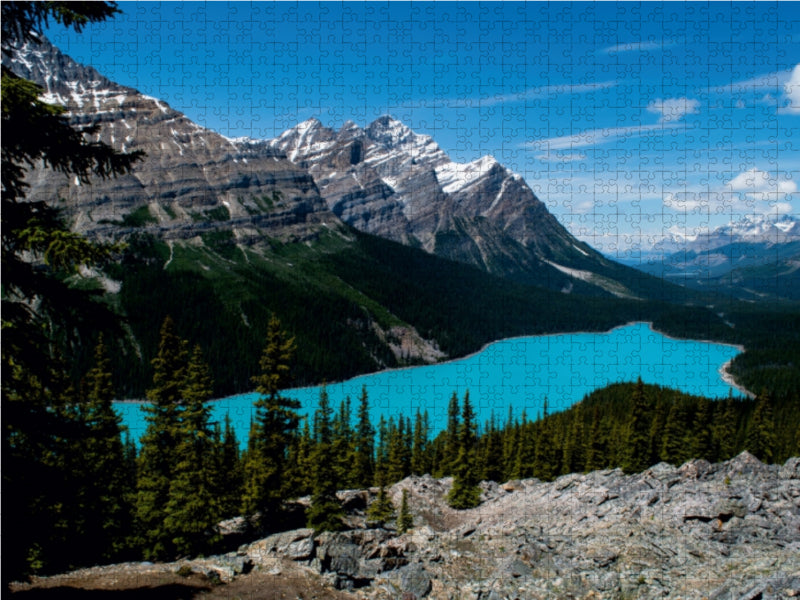 Peyto Lake 1000 Teile Puzzle quer - CALVENDO Foto-Puzzle'
