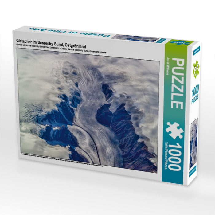 Gletscher im Scoresby Sund, Ostgrönland 1000 Teile Puzzle quer - CALVENDO Foto-Puzzle'