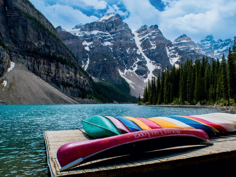 Moraine Lake 1000 Teile Puzzle quer - CALVENDO Foto-Puzzle'