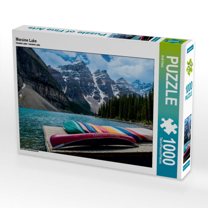 Moraine Lake 1000 Teile Puzzle quer - CALVENDO Foto-Puzzle'