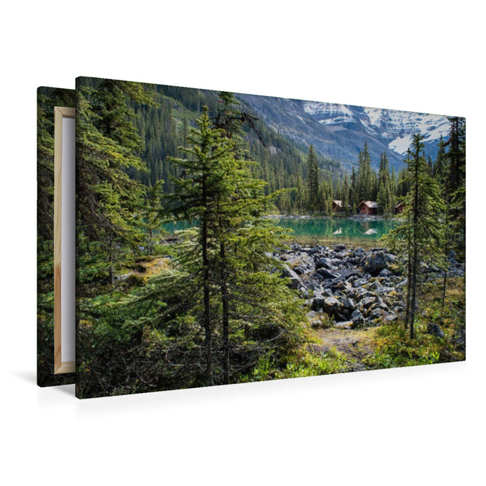 Premium Textil-Leinwand Lake O'Hara
