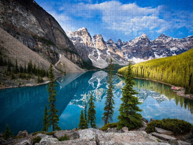 Moraine Lake - CALVENDO Foto-Puzzle'