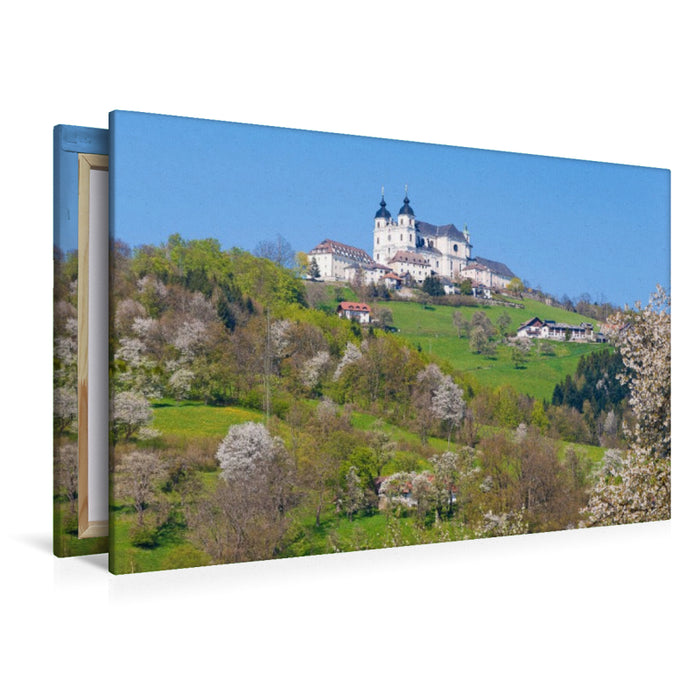 Premium Textil-Leinwand Basilika am Sonntagberg