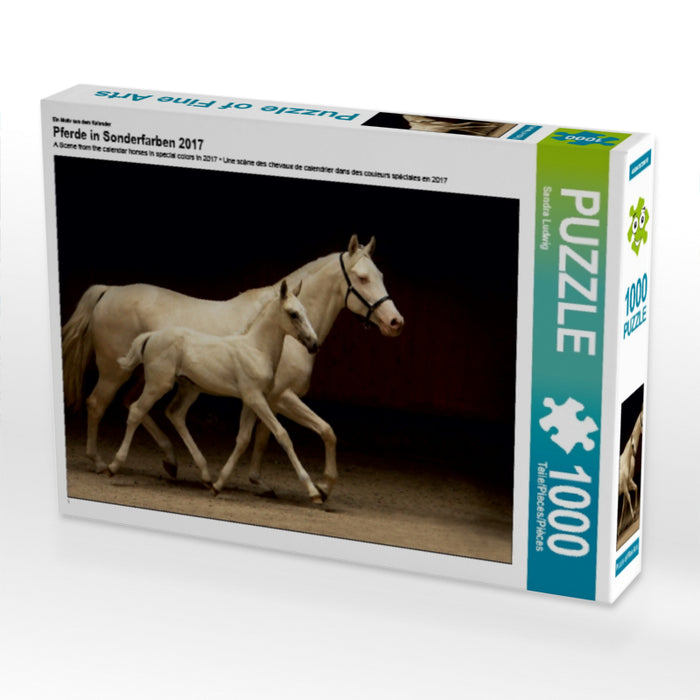 Ein Motiv aus dem Kalender Pferde in Sonderfarben 2017 1000 Teile Puzzle quer - CALVENDO Foto-Puzzle'