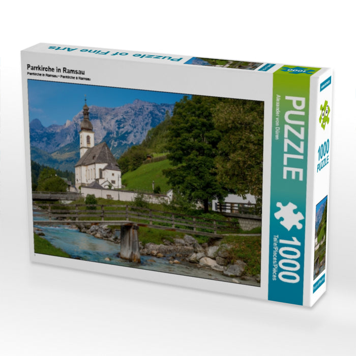 Parrkirche in Ramsau - CALVENDO photo puzzle 