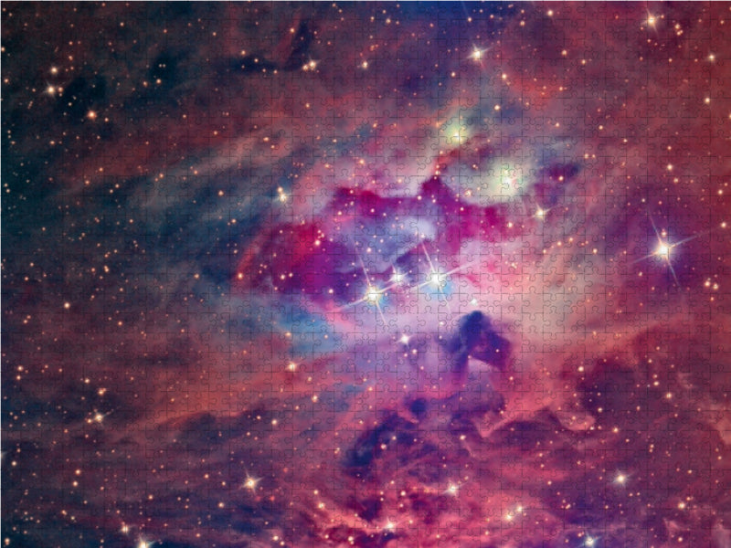 Running Man Nebula NGC 1973 - CALVENDO photo puzzle 