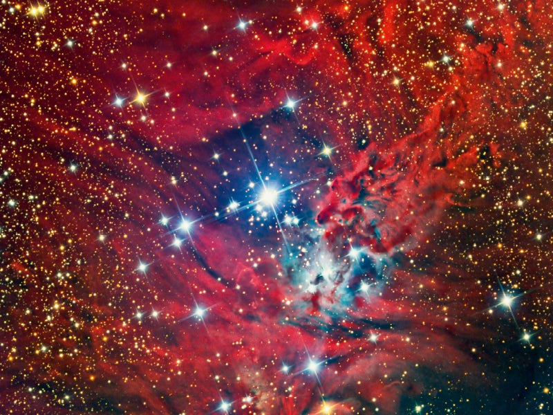 Weihnachtsbaum-Sternhaufen NGC 2264 1000 Teile Puzzle quer - CALVENDO Foto-Puzzle'