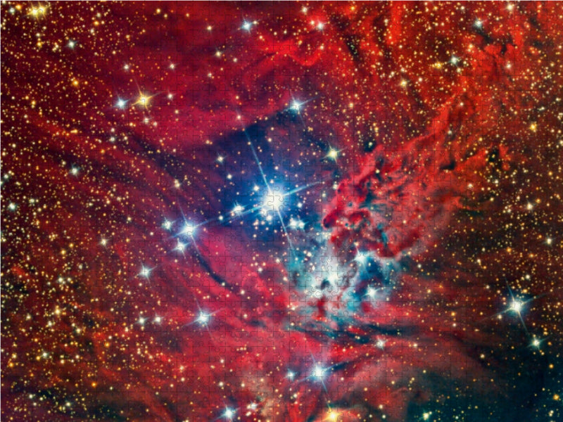 Weihnachtsbaum-Sternhaufen NGC 2264 1000 Teile Puzzle quer - CALVENDO Foto-Puzzle'