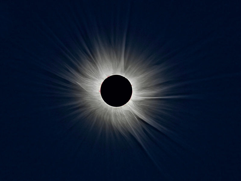 Totale Sonnenfinsternis in Svalbard 1000 Teile Puzzle quer - CALVENDO Foto-Puzzle'