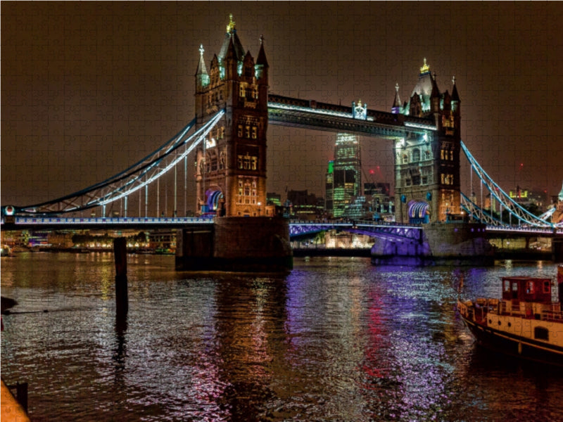 Towerbridge in London 1000 Teile Puzzle quer - CALVENDO Foto-Puzzle'