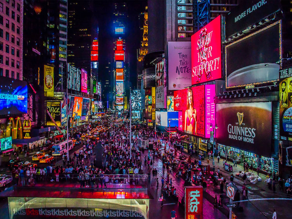 Time Square - CALVENDO Foto-Puzzle'