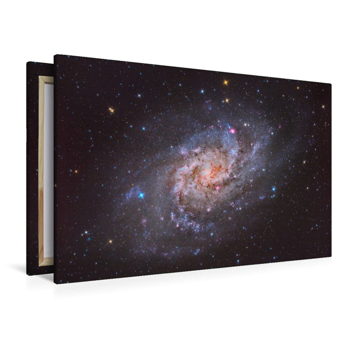 Premium Textil-Leinwand Triangulum-Galaxie M33