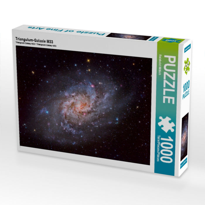 Triangulum-Galaxie M33 1000 Teile Puzzle quer - CALVENDO Foto-Puzzle'