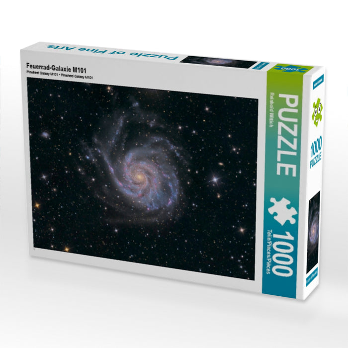 Feuerrad-Galaxie M101 1000 Teile Puzzle quer - CALVENDO Foto-Puzzle'
