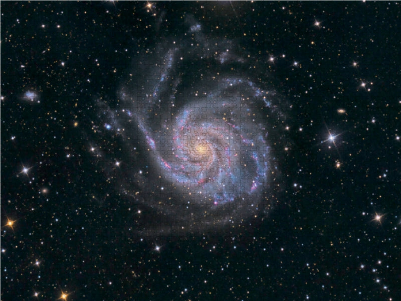 Feuerrad-Galaxie M101 1000 Teile Puzzle quer - CALVENDO Foto-Puzzle'