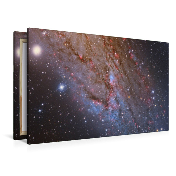 Premium Textil-Leinwand Andromeda-Galaxie M31, Ausschnitt
