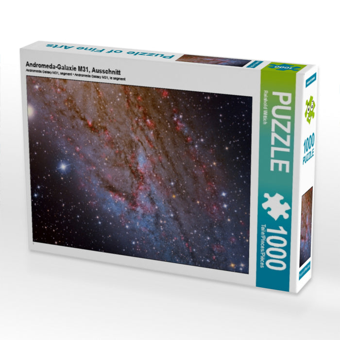 Andromeda-Galaxie M31, Ausschnitt 1000 Teile Puzzle quer - CALVENDO Foto-Puzzle'