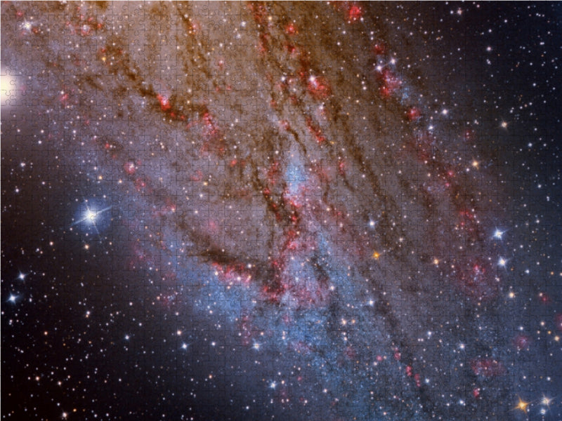 Andromeda-Galaxie M31, Ausschnitt 1000 Teile Puzzle quer - CALVENDO Foto-Puzzle'