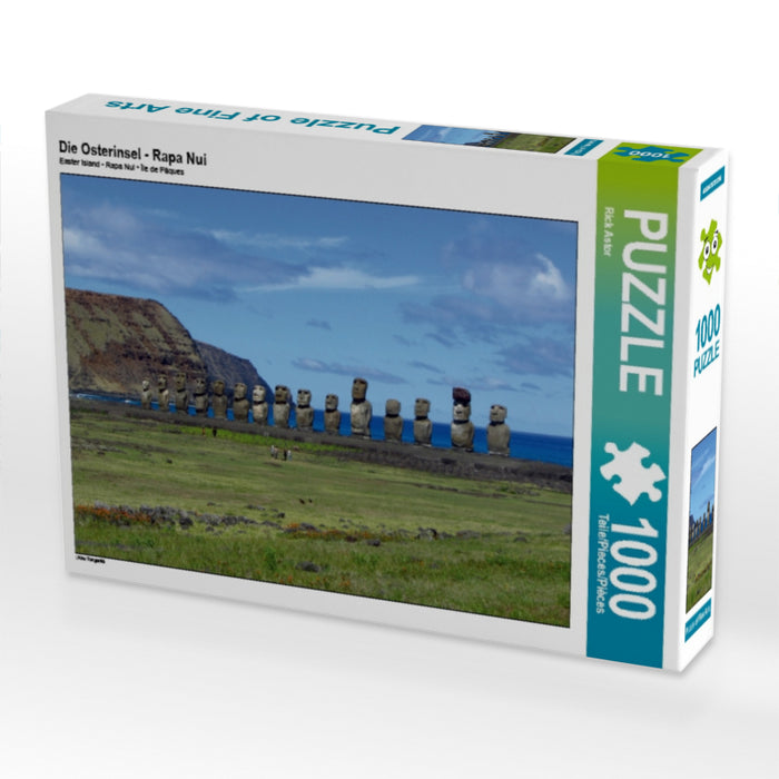 Die Osterinsel - Rapa Nui 1000 Teile Puzzle quer - CALVENDO Foto-Puzzle'