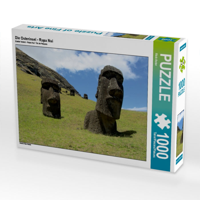 Die Osterinsel - Rapa Nui 1000 Teile Puzzle quer - CALVENDO Foto-Puzzle'