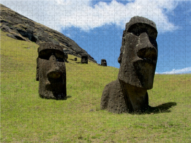 Die Osterinsel - Rapa Nui 1000 Teile Puzzle quer - CALVENDO Foto-Puzzle'