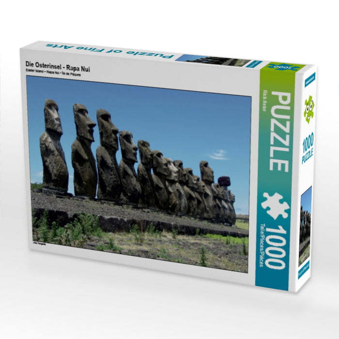 Die Osterinsel - Rapa Nui 1000 Teile Puzzle quer - CALVENDO Foto-Puzzle'