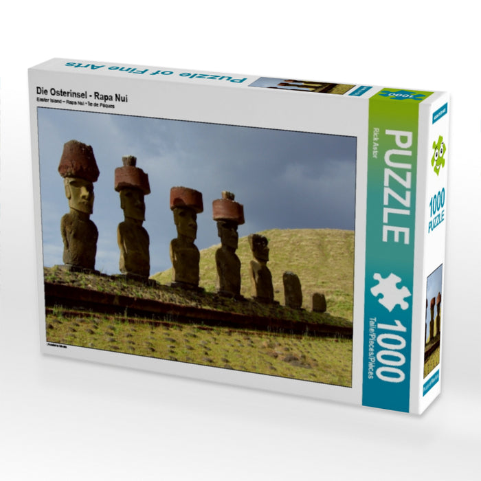 Die Osterinsel - Rapa Nui 1000 Teile Puzzle quer - CALVENDO Foto-Puzzle'