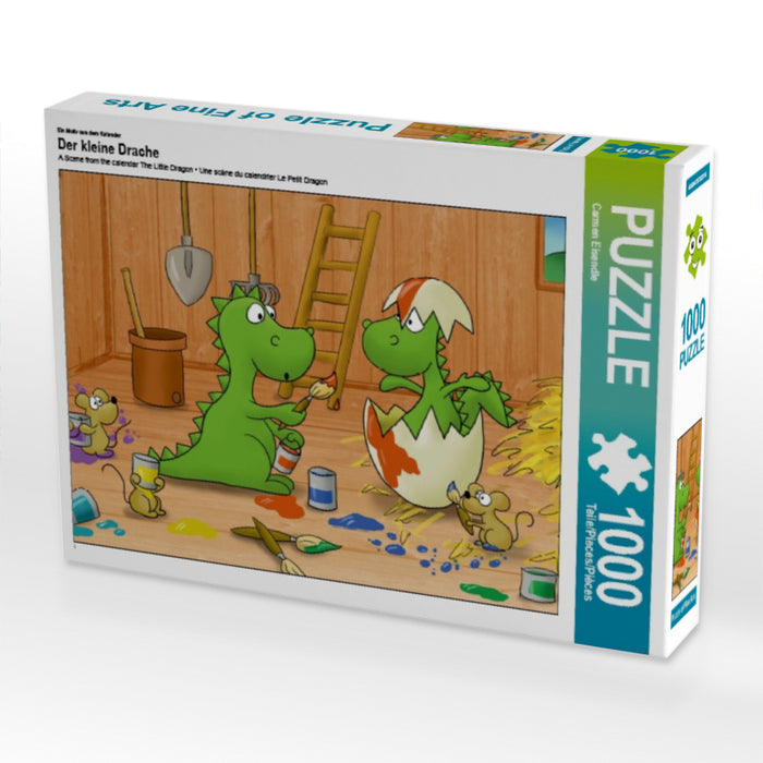 Ein Motiv aus dem Kalender Der kleine Drache 1000 Teile Puzzle quer - CALVENDO Foto-Puzzle'