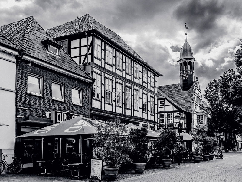 Lange Straße mit Blick auf Rathaus 1000 Teile Puzzle quer - CALVENDO Foto-Puzzle'