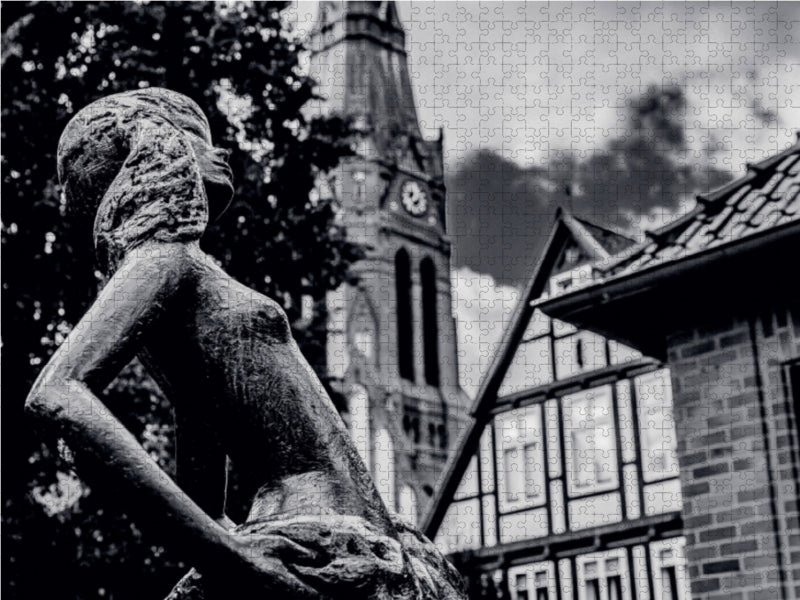 Die Schöne Nienburgerin 1000 Teile Puzzle quer - CALVENDO Foto-Puzzle'