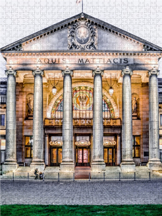 Wiesbaden 1000 Teile Puzzle hoch - CALVENDO Foto-Puzzle'