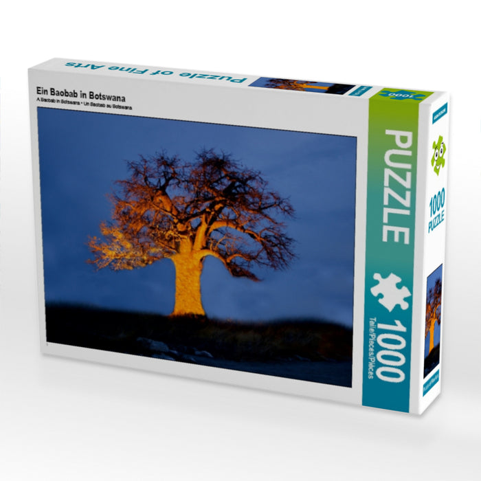 Ein Baobab in Botswana 1000 Teile Puzzle quer - CALVENDO Foto-Puzzle'