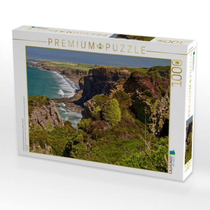 Küstenlandschaft bei Broad Haven Wales/England - CALVENDO Foto-Puzzle'
