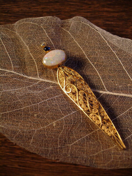 Gold ist unvergänglich ... Filigranschmuck - CALVENDO Foto-Puzzle'