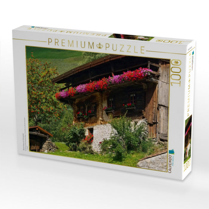 Bauernhaus im Schnalstal - CALVENDO Foto-Puzzle'