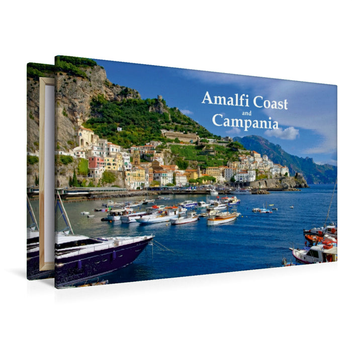 Premium Textil-Leinwand Amalfiküste