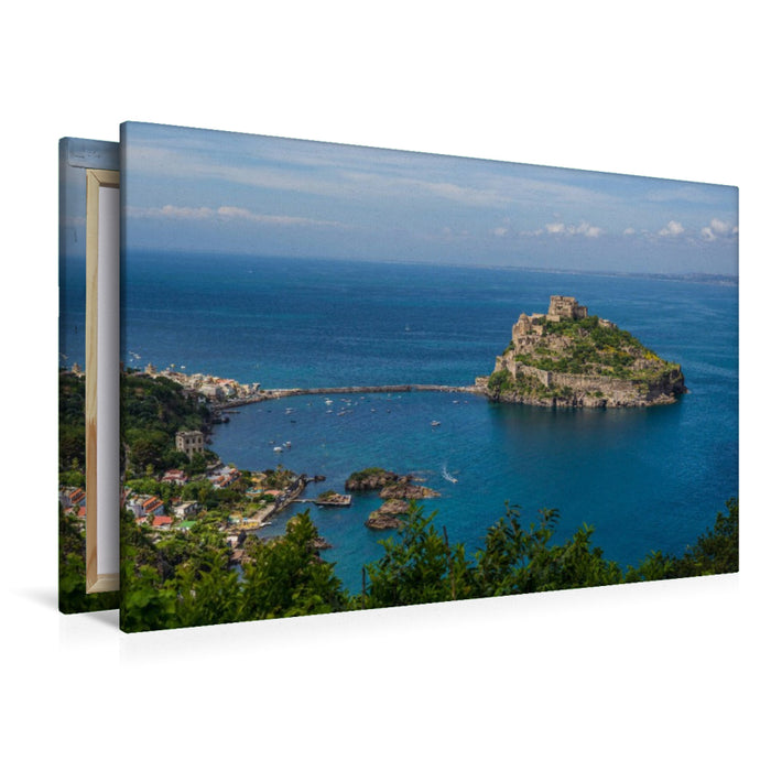 Premium Textil-Leinwand Das Castello Aragonese