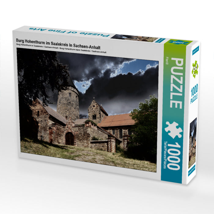 Burg Hohenthurm im Saalekreis in Sachsen-Anhalt 2000 Teile Puzzle quer - CALVENDO Foto-Puzzle'