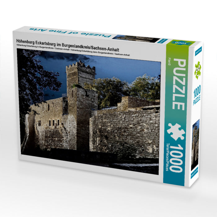Höhenburg Eckartsburg im Burgenlandkreis/Sachsen-Anhalt 2000 Teile Puzzle quer - CALVENDO Foto-Puzzle'