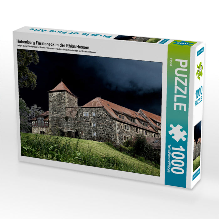 Höhenburg Fürsteneck in der Rhön/Hessen 2000 Teile Puzzle quer - CALVENDO Foto-Puzzle'
