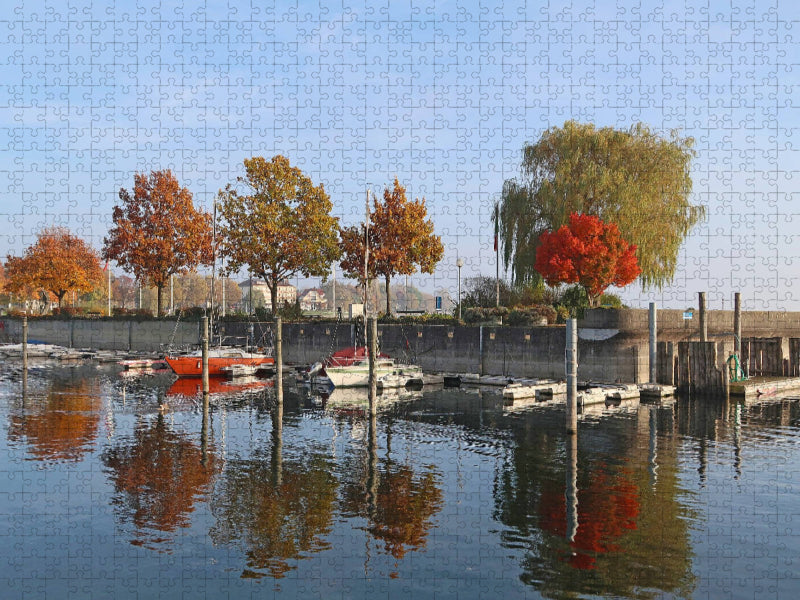 Langenargen - Hafenansicht - CALVENDO Foto-Puzzle'