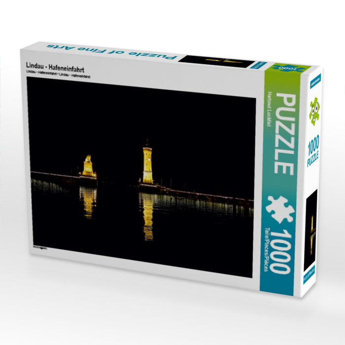 Lindau - harbor entrance - CALVENDO photo puzzle 