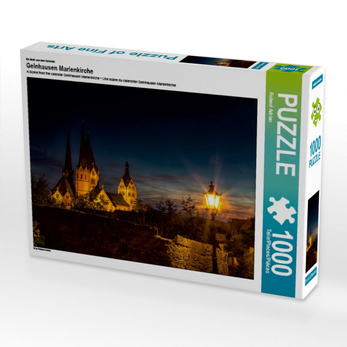 Ein Motiv aus dem Kalender Gelnhausen Marienkirche 1000 Teile Puzzle quer - CALVENDO Foto-Puzzle'