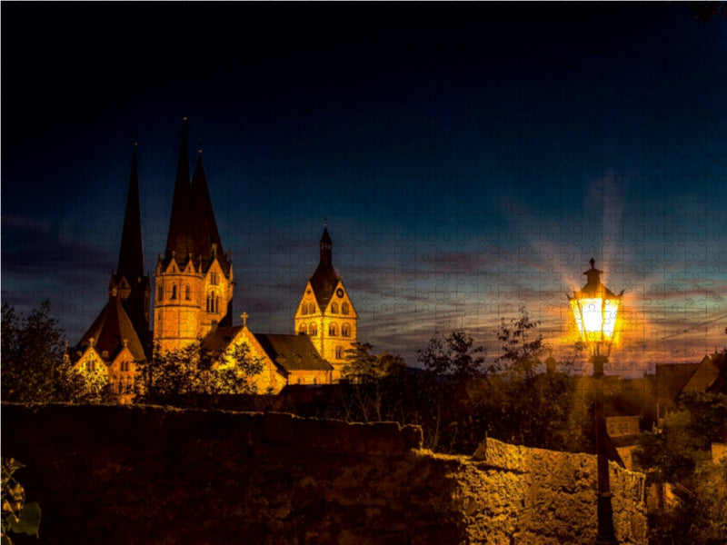 Ein Motiv aus dem Kalender Gelnhausen Marienkirche 1000 Teile Puzzle quer - CALVENDO Foto-Puzzle'